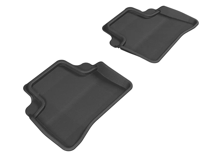 3D MAXpider Kagu 2nd Row Floormats For 10-16 Mercedes E-Class W212 - Black